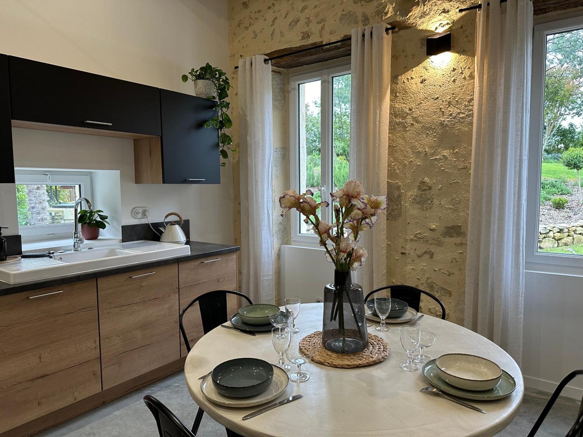 Maison De Vacances Gondrin ภายนอก รูปภาพ