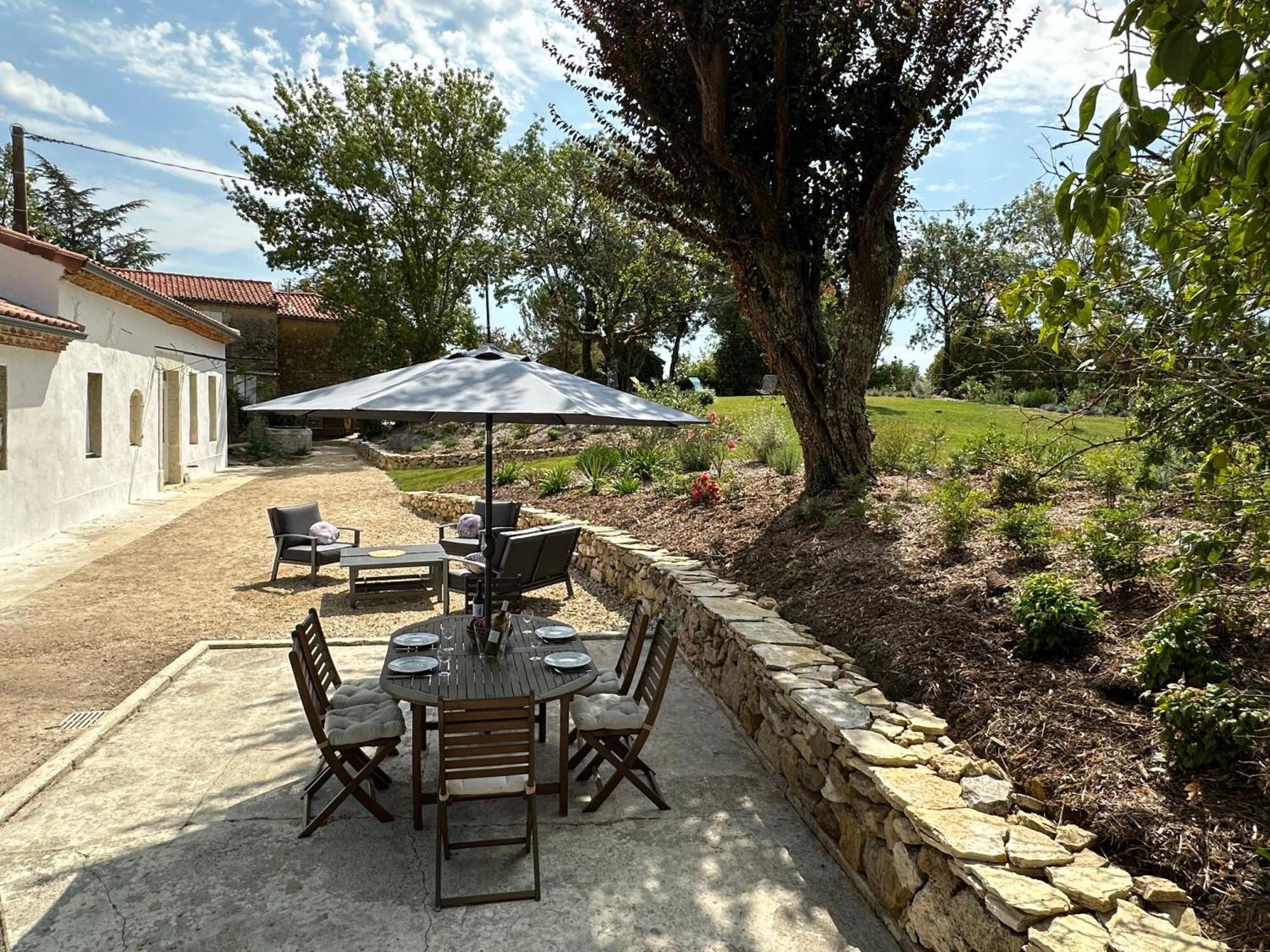 Maison De Vacances Gondrin ภายนอก รูปภาพ